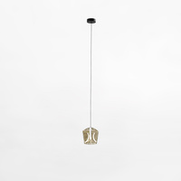 Lampa wisząca COLORE LED z bursztynowym kloszem Zuma Line MD3350-1BL/CO