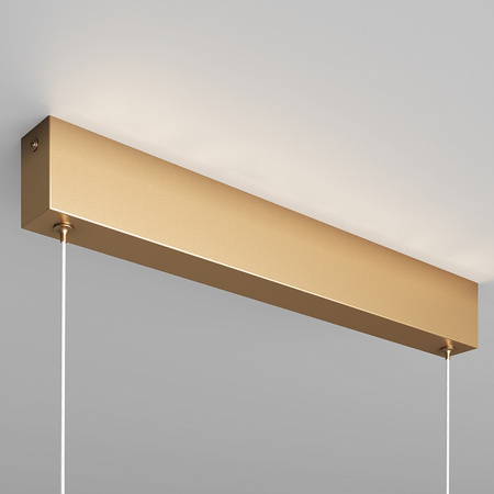 Lampa wisząca liniowa w kolorze złotym LED 3000K Step P010PL-L23G3K Maytoni