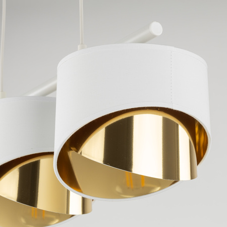 Lampa wisząca GRANT WHITE/GOLD TK Lighting 4821
