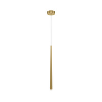 Lampa wisząca pojedyńczy sopel w kolorze mosiądzu Cascade MOD132PL-L6BSK Maytoni