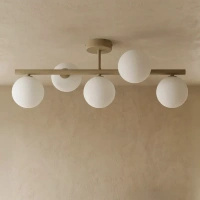 Klasyczna lampa sufitowa z kloszami do salonu ARDI Kaja Lighting K-5857