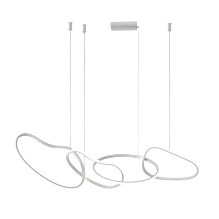Lampa wisząca Fonte biała LED 3000-6000K zmienna barwa Italux PND-22412-S4-WH