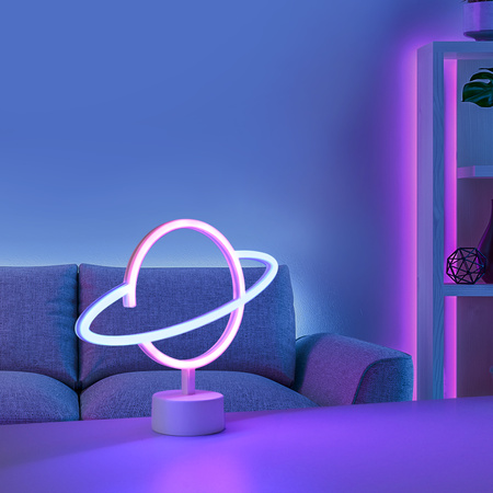 Lampka stołowa planeta NEON-SATURN Just Light 85029-70
