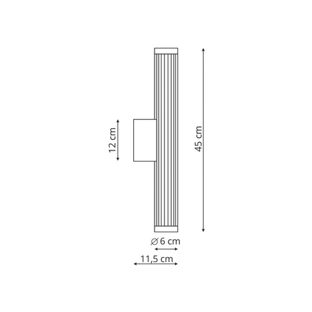 Kinkiet Vena 45 cm złoty LED CCT Light Prestige LP-1010/1W-45 GD