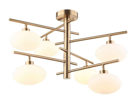 Lampa FIORENZO Italux MXM3661-6 BRO+W