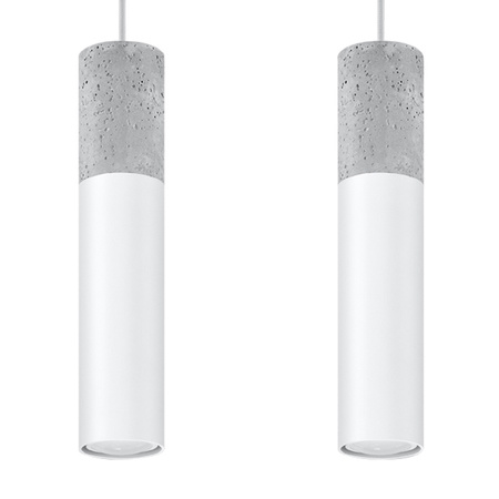 Lampa wisząca BORGIO 2 beton Sollux SL.0648 / SL.0651 - kolor do wyboru