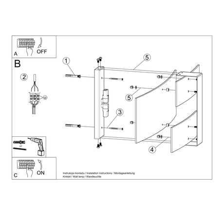 Kinkiet CELIA biały Sollux SL.1046