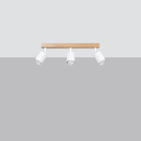 Plafon VERDO 3L biały Sollux SL.1288