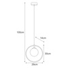 Lampa wisząca K-5476 z serii VENTA Kaja Lighting