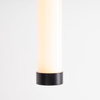 Lampa wisząca świecąca tuba 49cm z dekoracyjną kulą z marmuru szmaragdowego LED 3000K Verdes Maxlight P0611