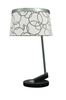 IMPRESJA LAMPA 1*60W E27 BIAŁA CHROM Candellux 41-45372