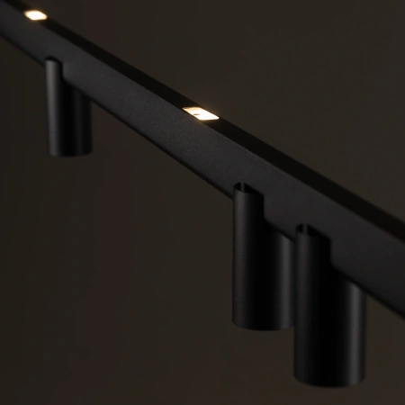 Lampa wisząca czarna podłużna 200cm FOURTY LINE LED Nowodvorski 12292