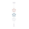 SINGLE SSS LAMPA WISZĄCA 1X20W E27 IQ KIDS BIAŁY+NIEBIESKI+RÓŻOWY Candellux 31-23537