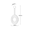 Kinkiet Bell bursztynowy LED CCT Light Prestige LP-1702/1W AM