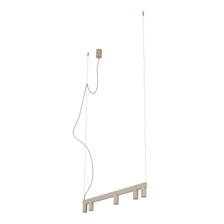 Lampa wisząca beżowa belka z tubami FOURTY LINE LED 900 Nowodvorski 12297