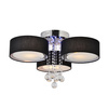 Plafon Gambela czarny 3xE27 LED Light Prestige LP-991/3C BK