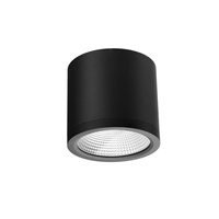 Czarna tuba oprawa łazienkowa CONYON IP54 25W CCT SWITCH BK AZZARDO AZ6029