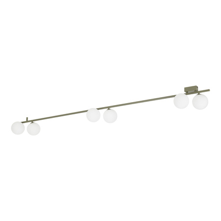 Listwa sufitowa sześciopunktowa w kolorze oliwkowym IMELO OLIVE 6XG9 Tk Lighting 11480