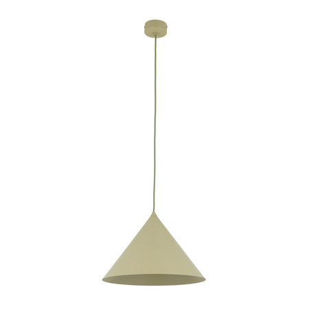 Lampa wisząca pistacjowy stożek o średnicy 33,5cm CONO L PISTACIO 1xE27 Tk Lighting 11419