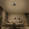 Czarna lampa sufitowa do salonu LORENZO BLACK 22W LED 4000K Milagro ML1848
