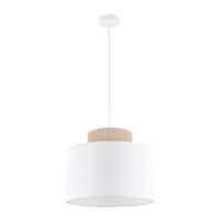 DUO WHITE JUTA LAMPA WISZĄCA 1 TK Lighting 1856