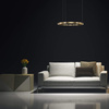 Lampa wisząca Midway złota okrąg 60cm LED 3000K Light Prestige LP-033/1P S GD