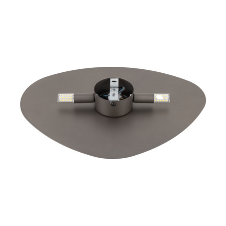 Kinkiet dekoracyjny podświetlający ściane STONE NEW BROWN 2xG9 LED MAX 8W Tk Lighting 11320