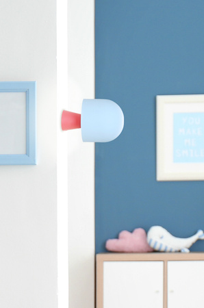 KINKIET VISBY 1 NIEBIESKI CZERWONY Candellux 50401161