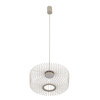 Beżowa lampa wisząca druciana cylindryczna na żarówkę GX53 KENAI C Nowodvorski 12226