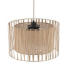 Lampa wisząca z juty o średnicy 50cm HARMONY SABIA JUTA 3XE27 Tk Lighting 11461