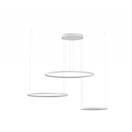 Lampa wisząca trzy białe pierścienie CIRCOLO LED 3000K Nowodvorski 11602