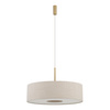 Lampa wisząca do sypialni z kremowym kloszem 65cm SANTANA  L Nowodvorski 11653