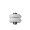 Lampa wisząca LED z podwójnym mlecznym kloszem LUNARI LED Nowodvorski 11981