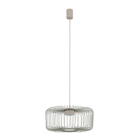 Lampa wisząca druciana o średnicy 38cm w kolorze szałwiowym 1xGX53 KENAI C Nowodvorski 12230