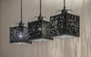Potrójna lampa wisząca z kloszami z piany aluminiowej 3xE27 Samilo Rabalux 72219