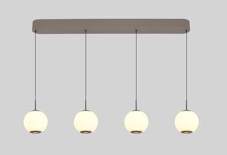 Lampa wisząca czwórka prosta LED Luberon kaszmirowa Aviano Lighting 7051-413