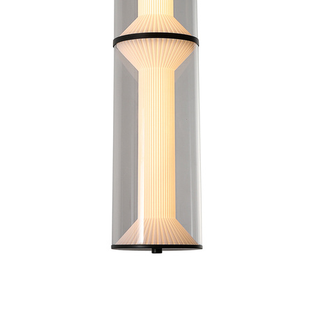 Lampa wisząca szklana tuba Aeris 2 transparentna LED CCT Light Prestige LP-2137/2P TR