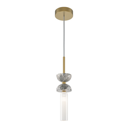 Pojedyńcza lampa wisząca z elemntem z marmuru Kyoto MOD178PL-01GR Maytoni