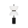 Czarna lampka stołowa z marmurową podstawą LED 3000K Kyoto MOD178TL-L11B3K Maytoni
