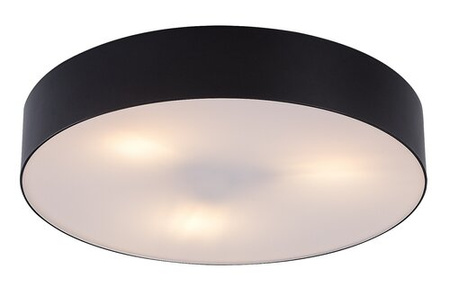 Okrągły czarny plafon 39cm 3xE27 IP43 Dolen Rabalux 75066