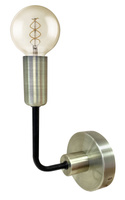 Saga lampa kinkiet patyna+matowy czarny 1x40w e14  Candellux 21-01313