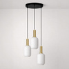 Lampa wisząca z ryflowanymi kloszami 14 cm FIORE Kaja Lighting K-5882
