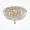 Lampa sufitowa, plafon kryształowy BASFOR 30cm Maytoni złota DIA100-CL-03-G
