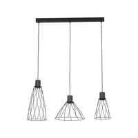MODESTO BLACK LAMPA WISZACA 3 TK Lighting 10149