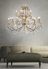 Lampa wisząca AURORA złoto XVI Candellux 30-99801