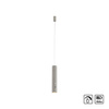 Lampa wisząca tuba szara bezprzewodowa akumulatorowa ładowana USB ATTACH Just Light 18281-40