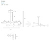 Lampa wisząca PUMA LED MaxLight P0404