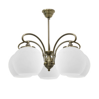 ORBIT LAMPA WISZĄCA 5X60W E27 PATYNOWA MIEDŹ Candellux 35-69368