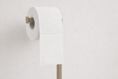 Beżowy stojak na papier toaletowy KS-53 PAPER STAND z serii KAJA HOME