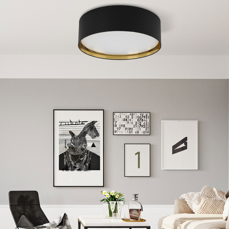 Lampa sufitowa, plafon BILBAO BLACK 60cm TK Lighting 3432